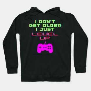 Funny Gamer Gaming Level Up Birthday Hoodie